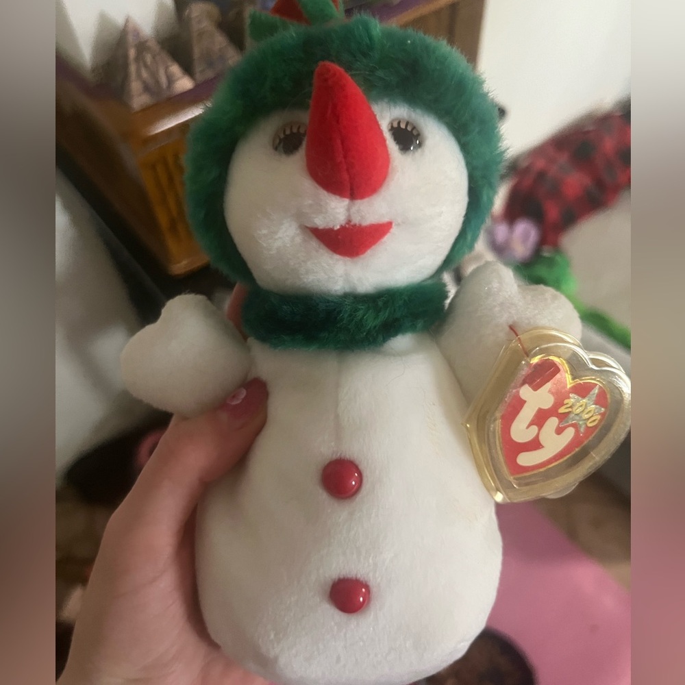Ty SnowGirl Beanie Babie
